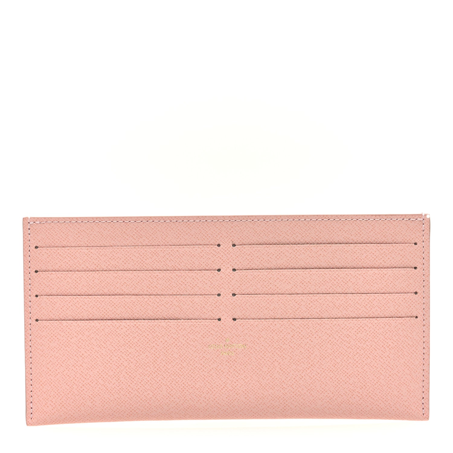 Louis Vuitton Calfskin Felicie Card Holder Insert Rose Ballerine 1 of 6