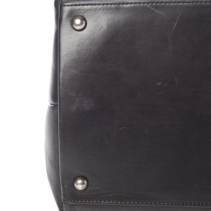 Chanel Glazed Calfskin Boy Tote Black 14 of 20