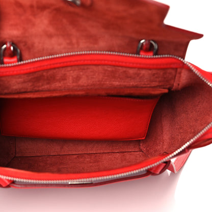 Celine Baby Grained Calfskin Micro Belt Bag Coquelicot 5 of 11