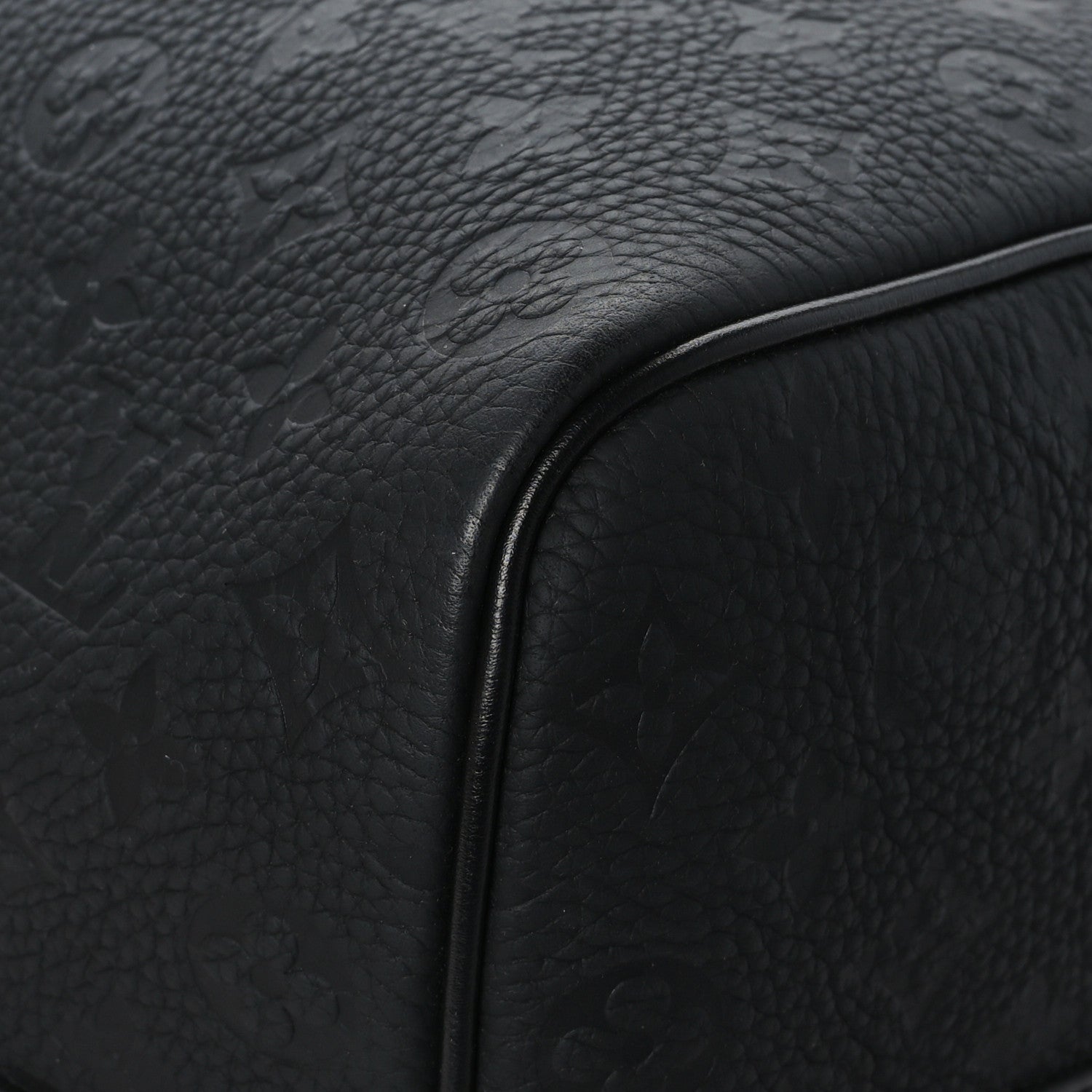 Louis Vuitton Taurillon Monogram Keepall Bandouliere 50 Black 8 of 10