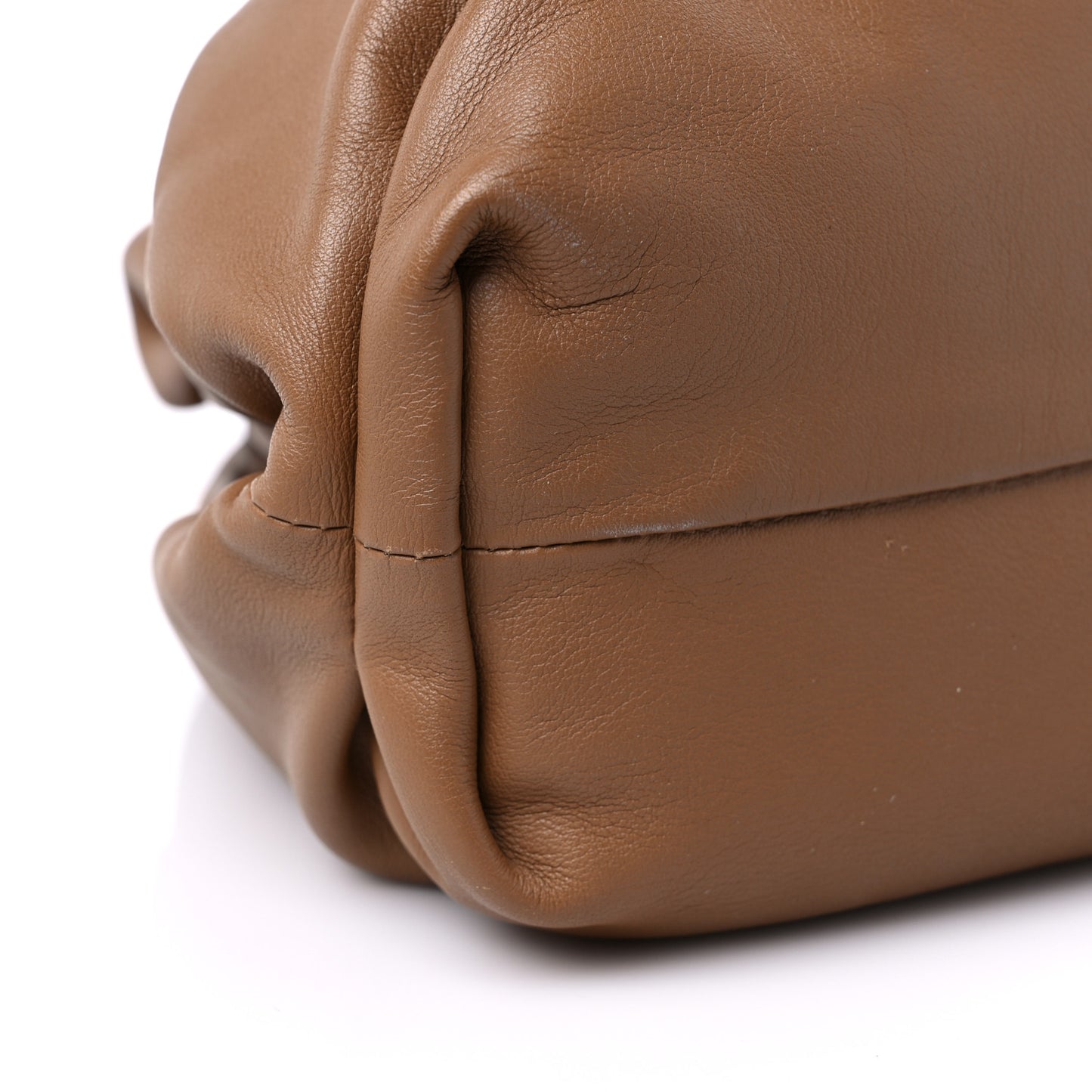 Smooth Butter Calf The Pouch Oversized Clutch Teak