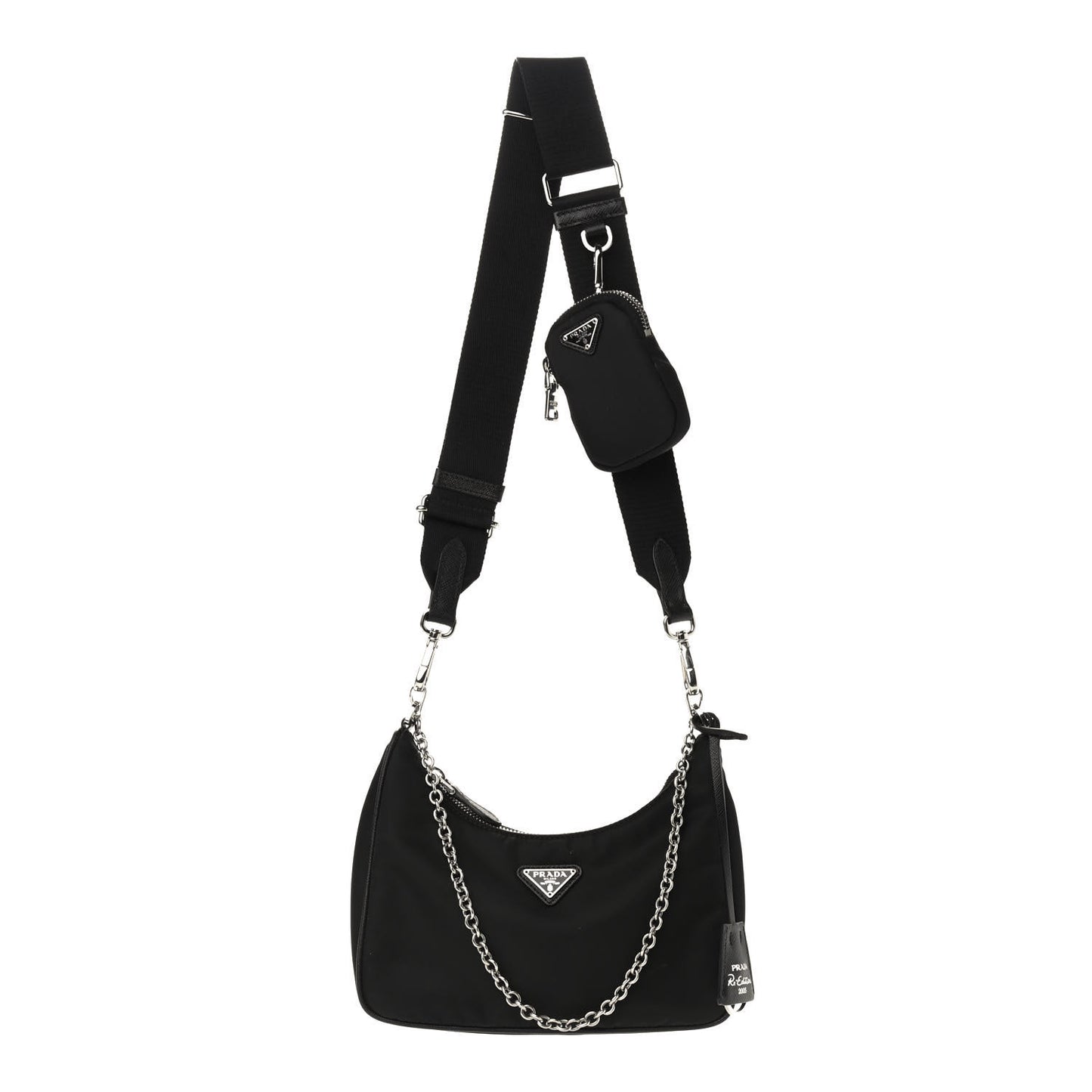 Nylon Re-Edition 2005 Shoulder Bag Black