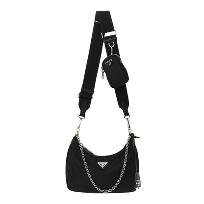 Prada Nylon Re-Edition 2005 Shoulder Bag Black 1 of 8