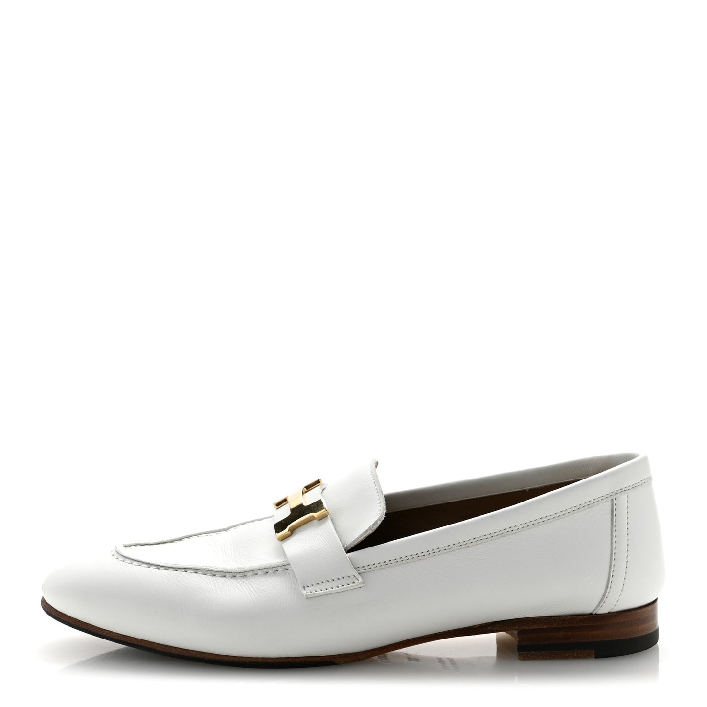 Goatskin Womens Paris Loafers 38 Beige Glaise