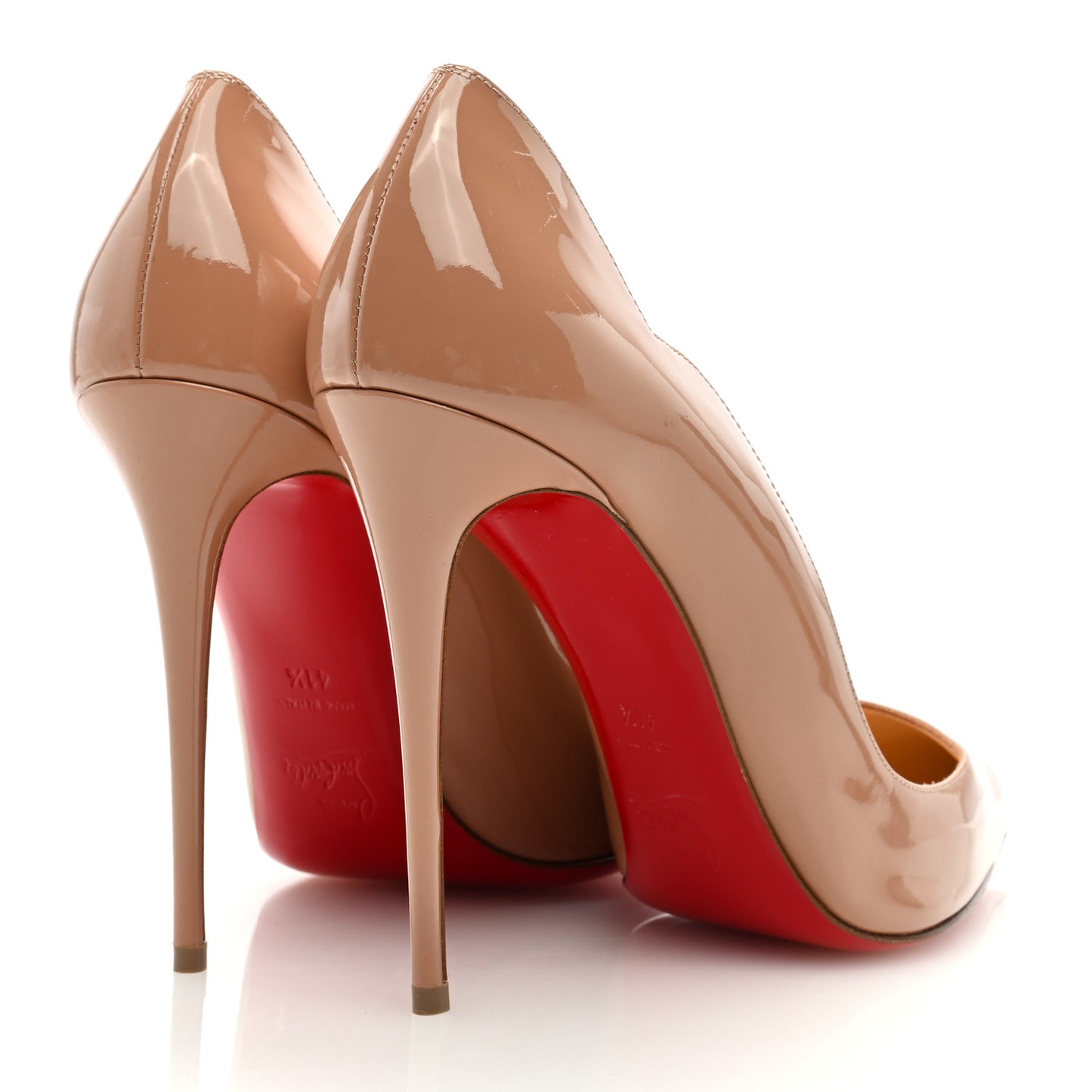 Patent Hot Chick 100 Pumps 41.5 Nude