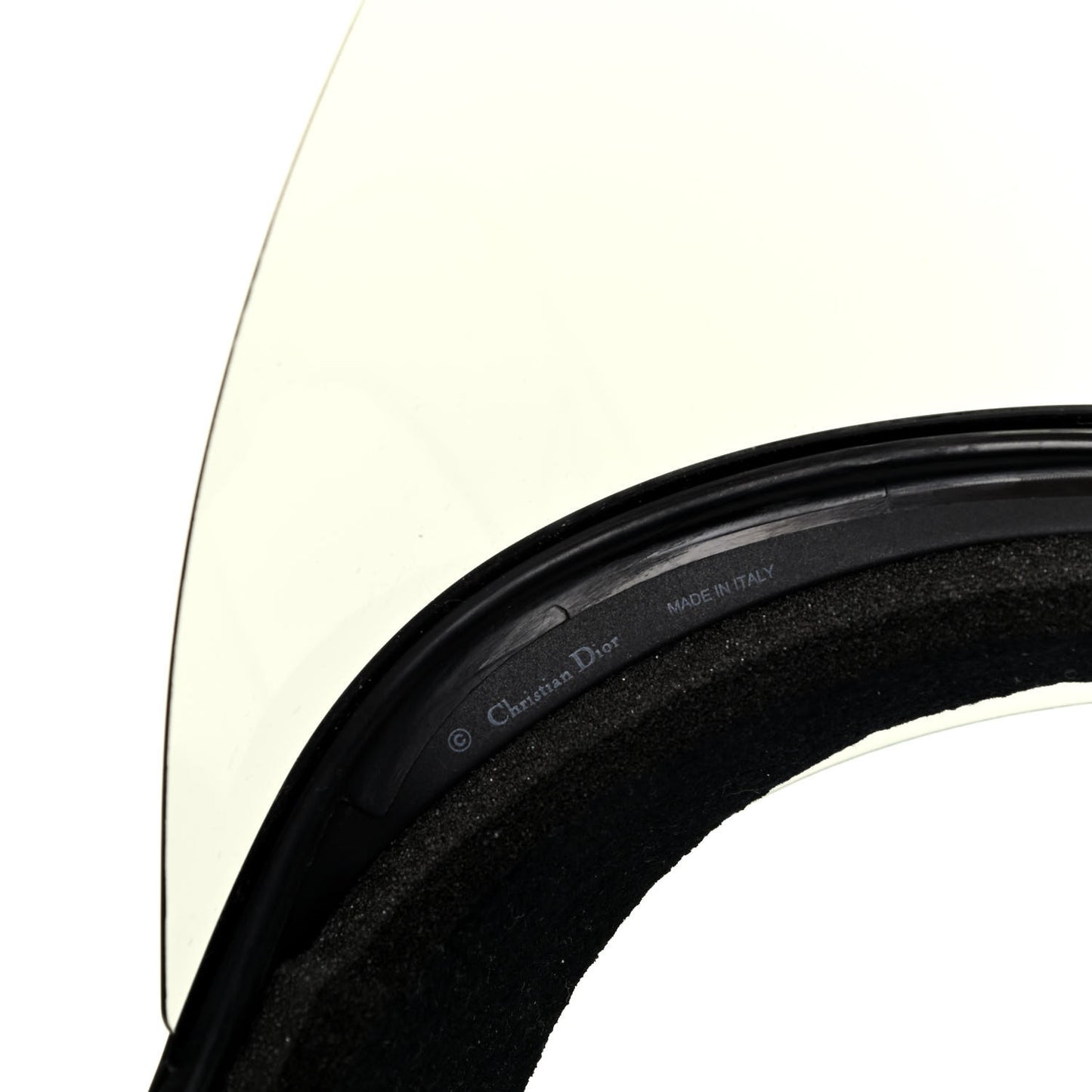 Mirrored DiorClub1 Sun Visor Black