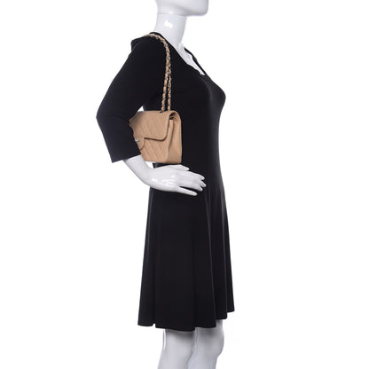 Chanel Caviar Quilted Small Double Flap Beige 2 of 11