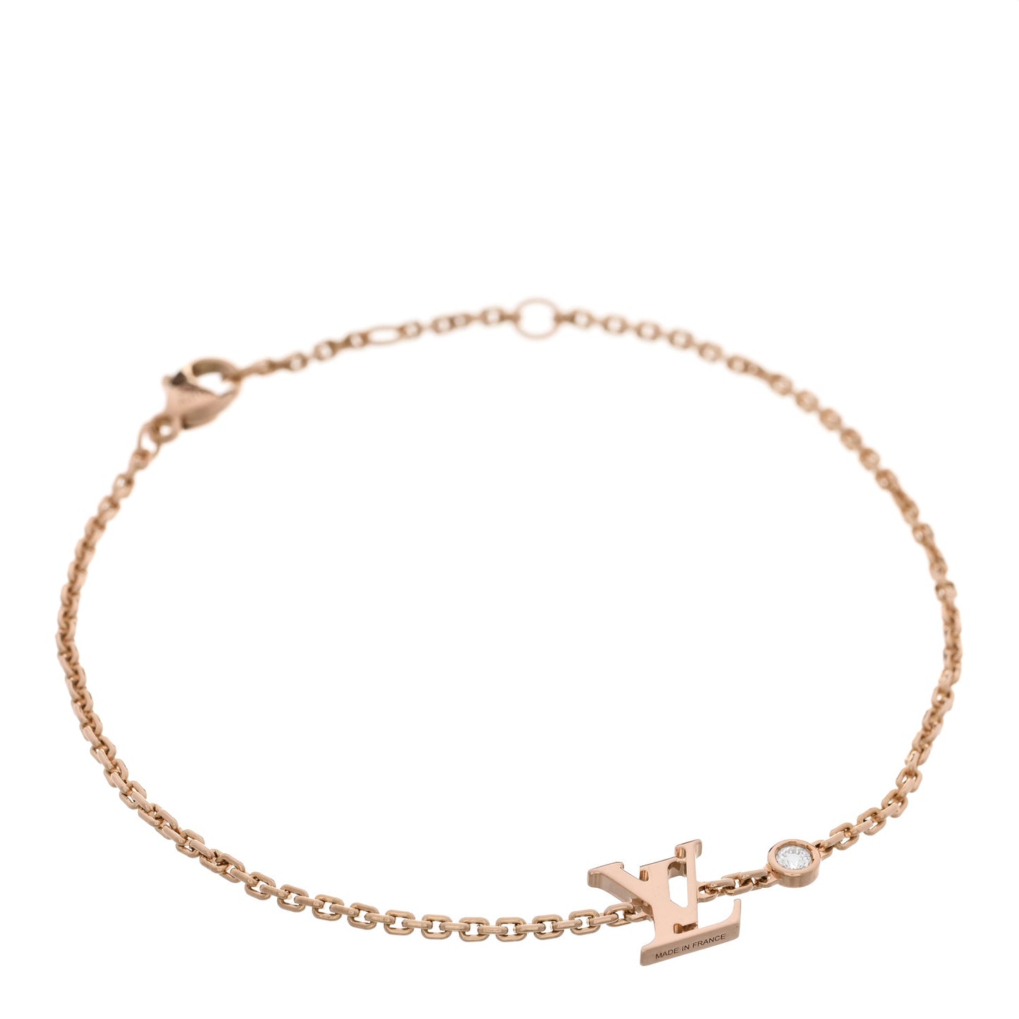 18K Pink Gold Diamond Idylle Blossom LV Bracelet