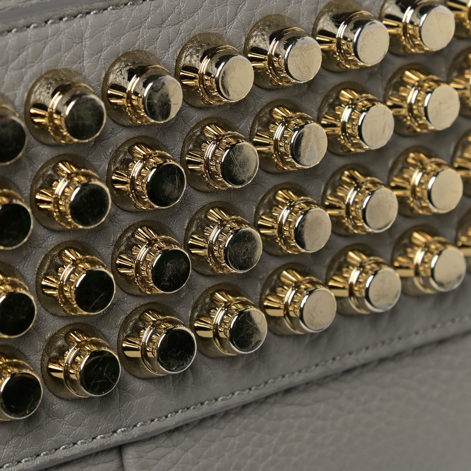 Alexander Wang Pebbled Lambskin Rockie Gray Pale Gold Hardware 14 of 14