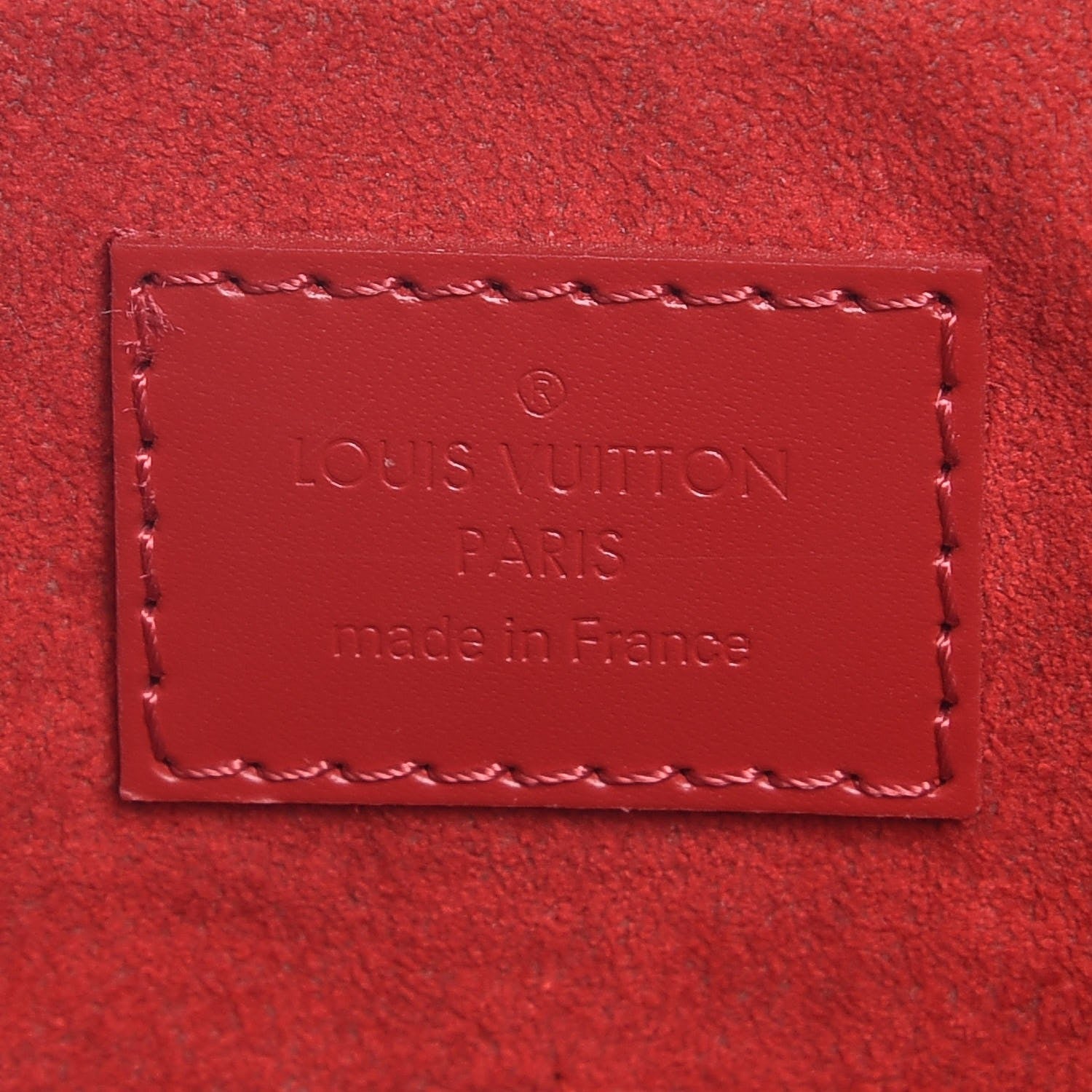 Louis Vuitton Damier Ebene Caissa Tote PM Cherry 7 of 8