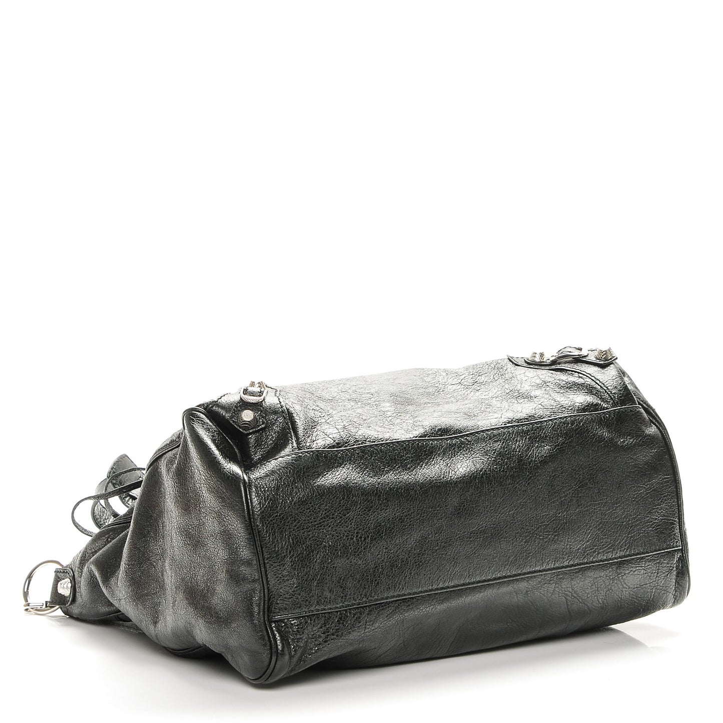 Agneau Giant 12 Silver Hardware Velo Black