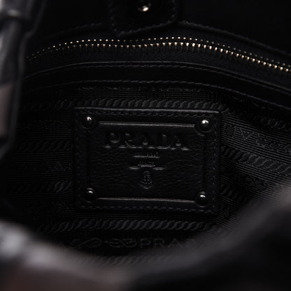 Prada Vitellino Mordo Hobo Grafite 8 of 11