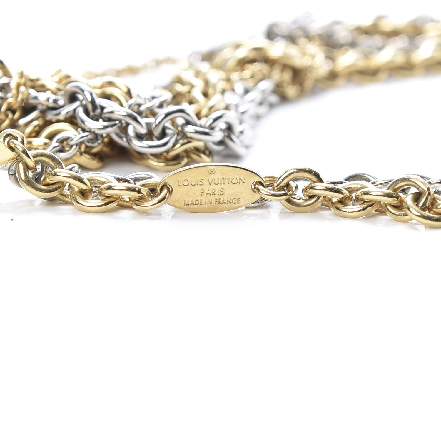 Louis Vuitton Trunkies Sautoir Chain Necklace 4 of 5