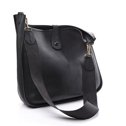Hermes Taurillon Clemence Evelyne GM Black 2 of 9