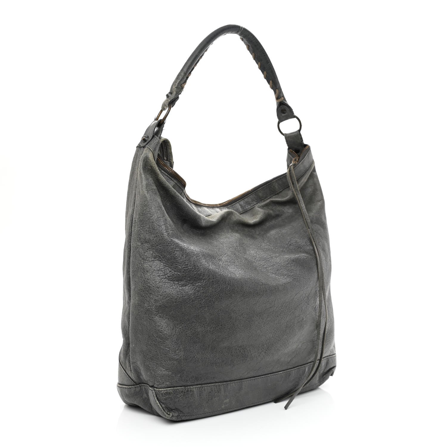 Balenciaga Agneau Classic Hardware Day Hobo Anthracite 4 of 14
