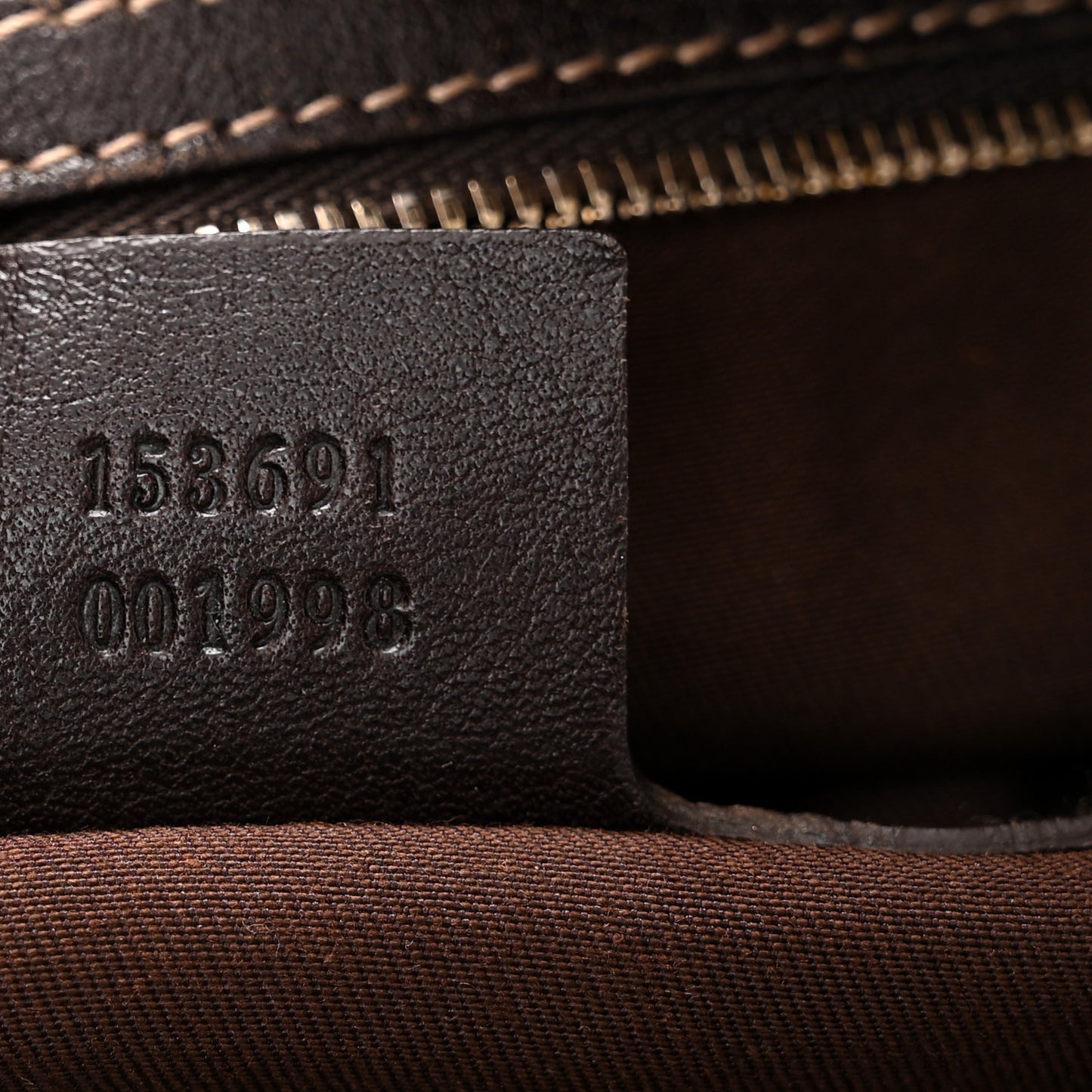 Monogram Web Studded Pelham Shoulder Bag Dark Brown