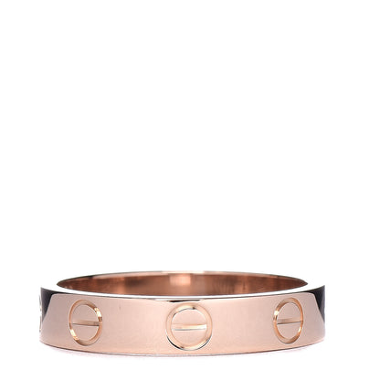 Cartier 18K Pink Gold 3.5mm LOVE Wedding Band Ring 50 5.25 1 of 5