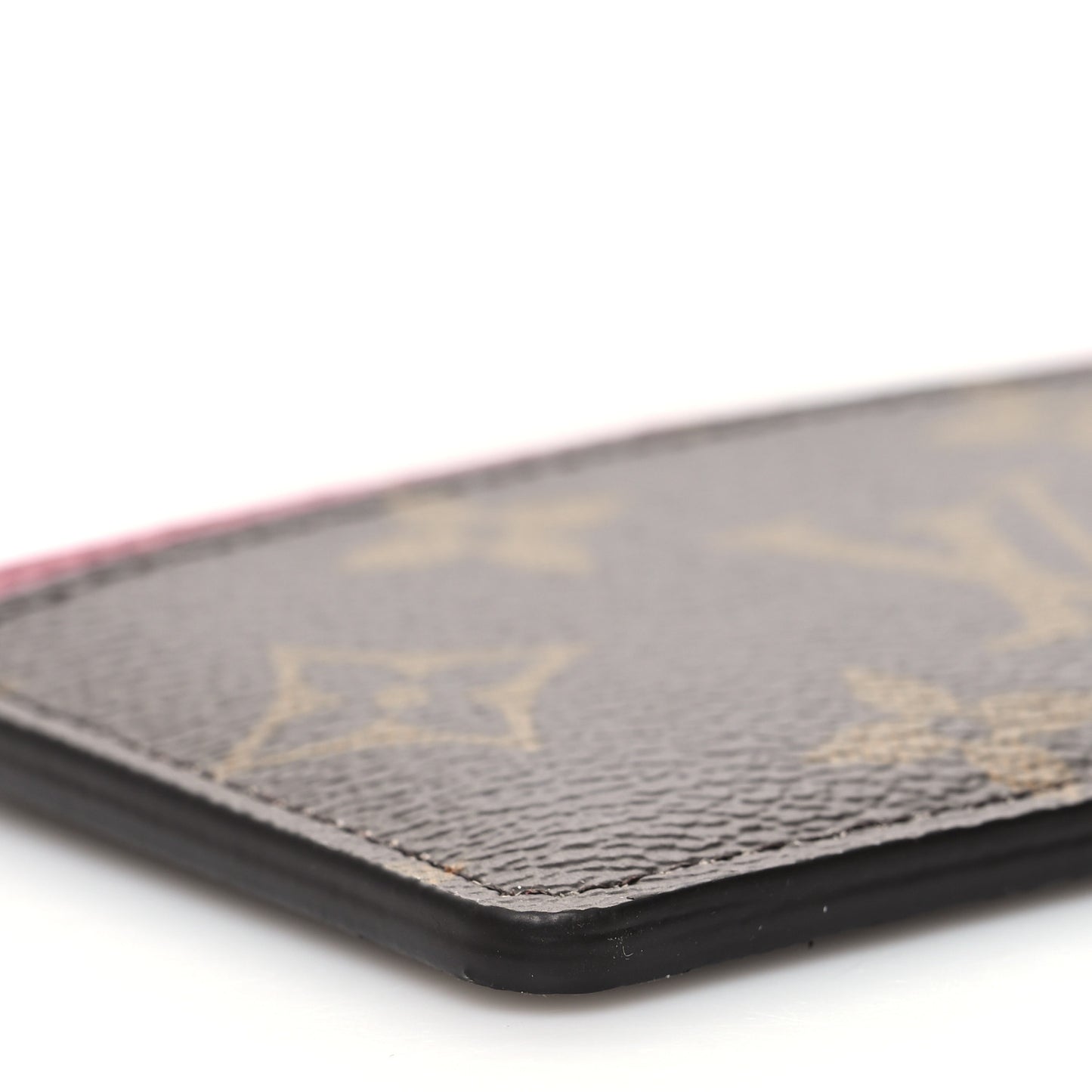 Monogram Card Holder Fuchsia