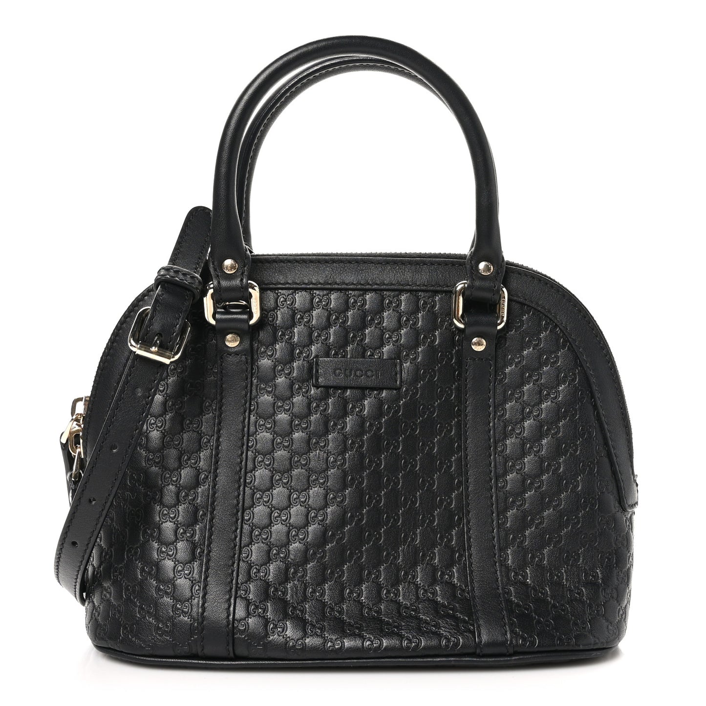 Microguccissima Mini Dome Bag Black