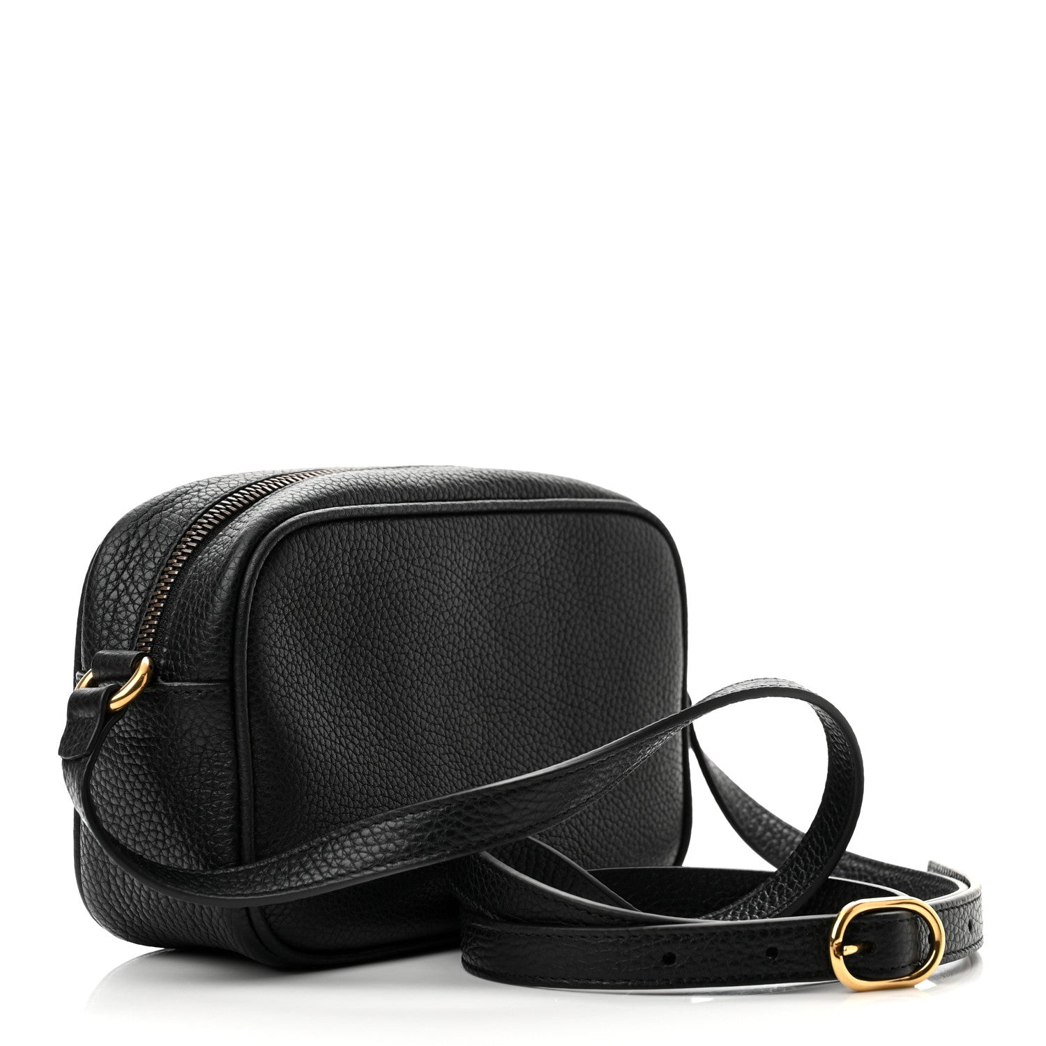Gucci Pebbled Calfskin Mini Soho Disco Bag Black 3 of 10