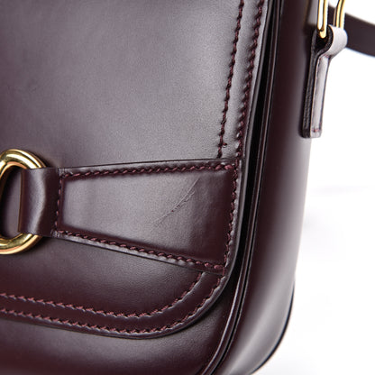 Celine Satinated Calfskin Medium Crecy Bag Burgundy 10 of 10