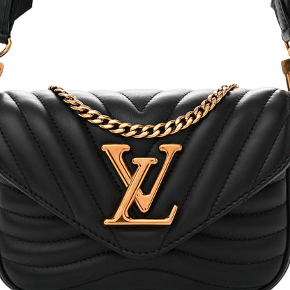 Louis Vuitton Calfskin New Wave Multi Pochette Black 8 of 12