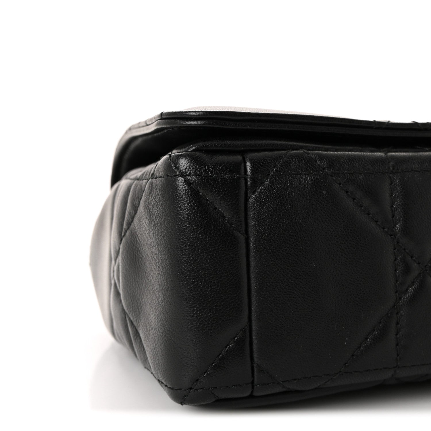Christian Dior Lambskin Macrocannage Small Soft Dior Caro Bag Black 9 of 11