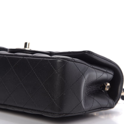 Chanel Lambskin Quilted Mini Rectangular Flap Black 7 of 10