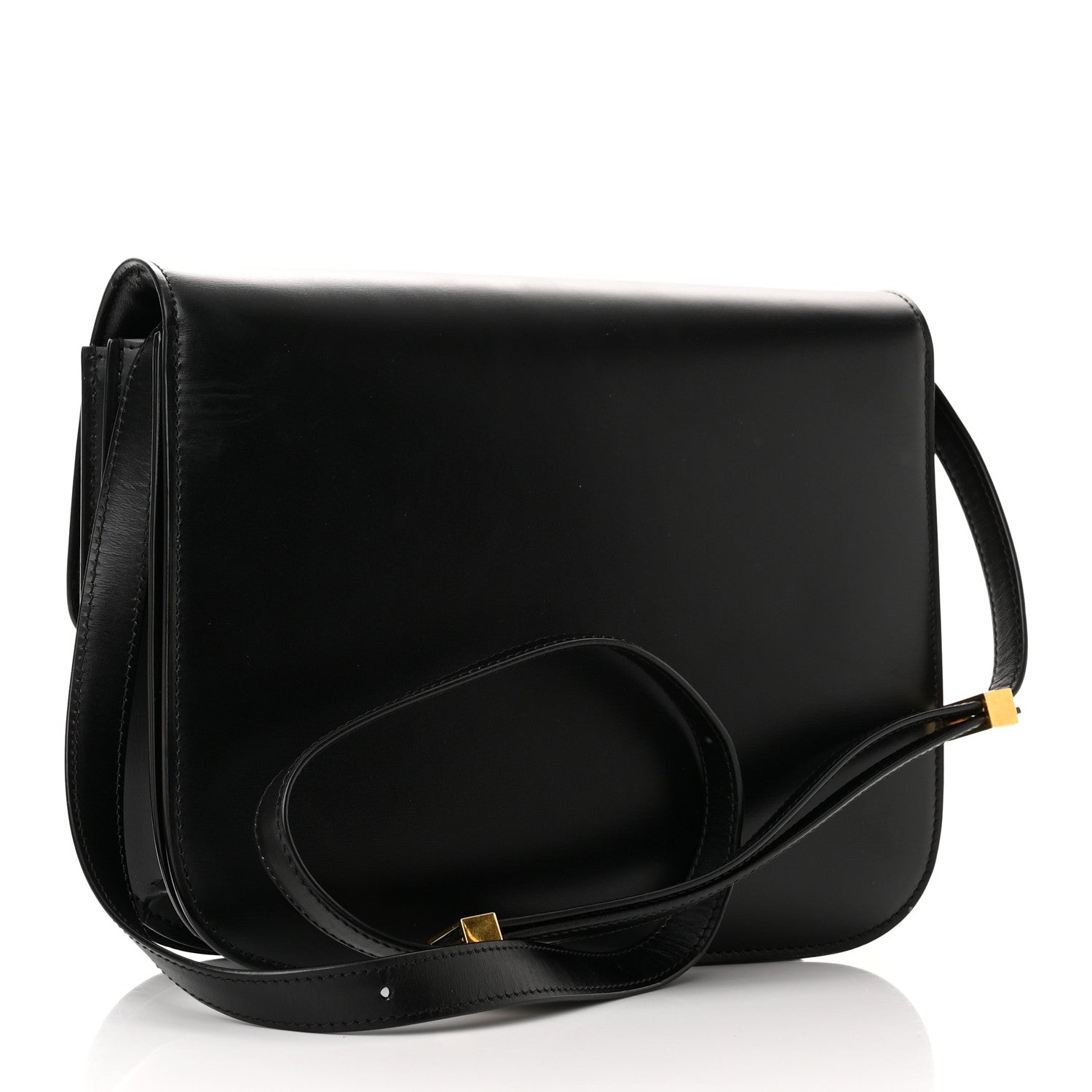 Celine Box Calfskin Medium Classic Box Flap Bag Black 2 of 13