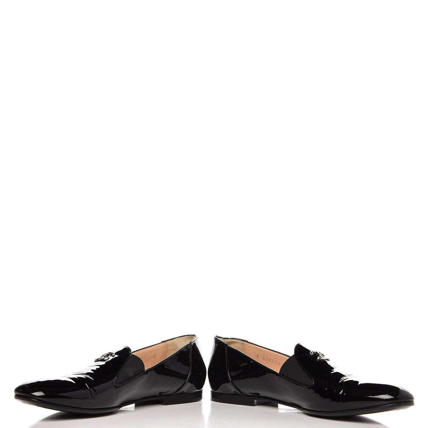 Patent CC Loafers 40.5 Black