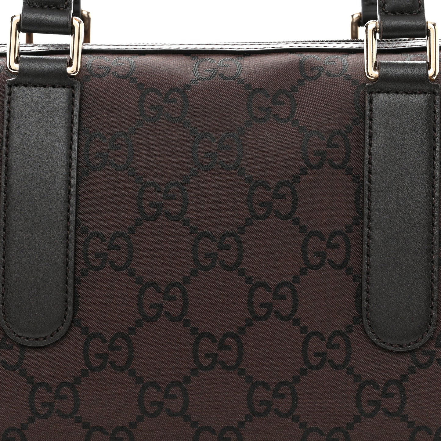 Nylon Monogram Small Boston Dark Brown