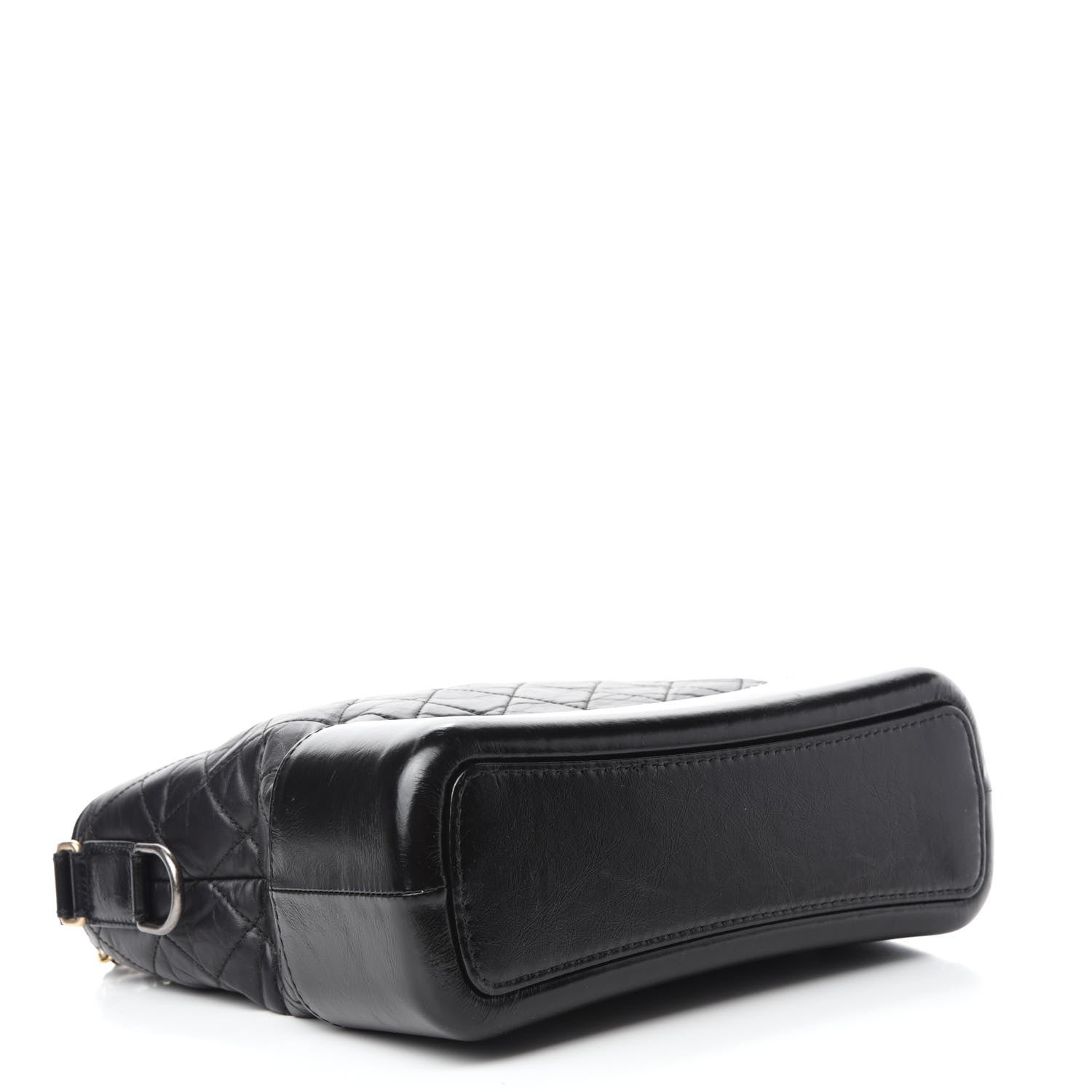 Chanel Aged Calfskin Quilted Medium Gabrielle Hobo Black 4 of 10