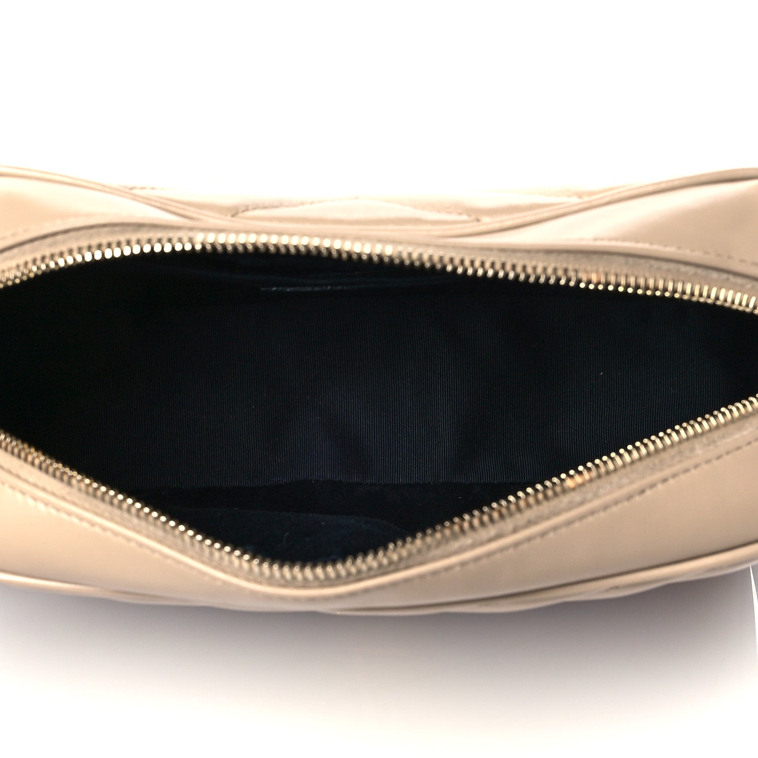 Saint Laurent Calfskin Matelasse Monogram Lou Camera Bag Dark Beige 5 of 9