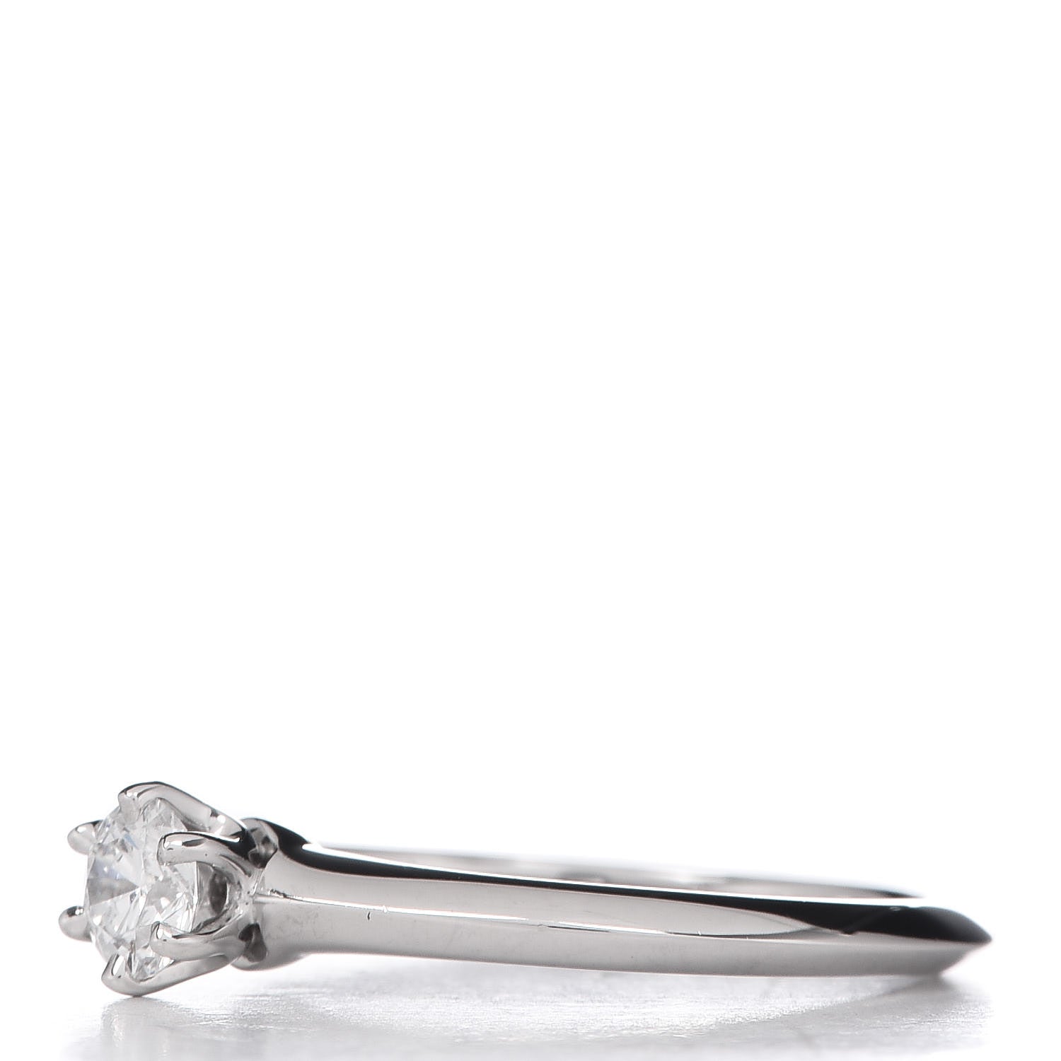 Tiffany Platinum Diamond .22ct Solitaire Engagement Ring 47 4.25 3 of 7