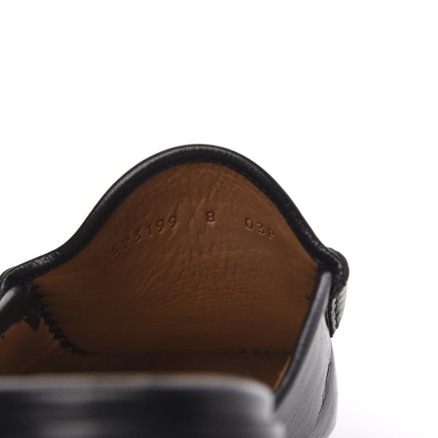 Goatskin Mens Horsebit Slippers 8 Black