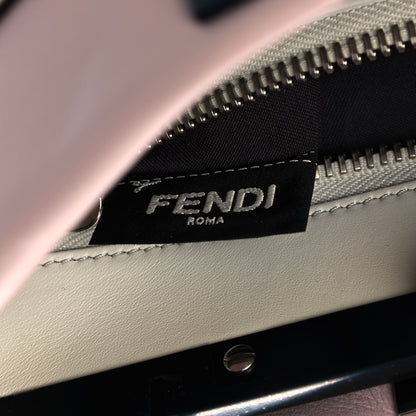Fendi Vitello Seta Shiny Nappa Medium Peekaboo Iconic Satchel Soap Opale 10 of 14