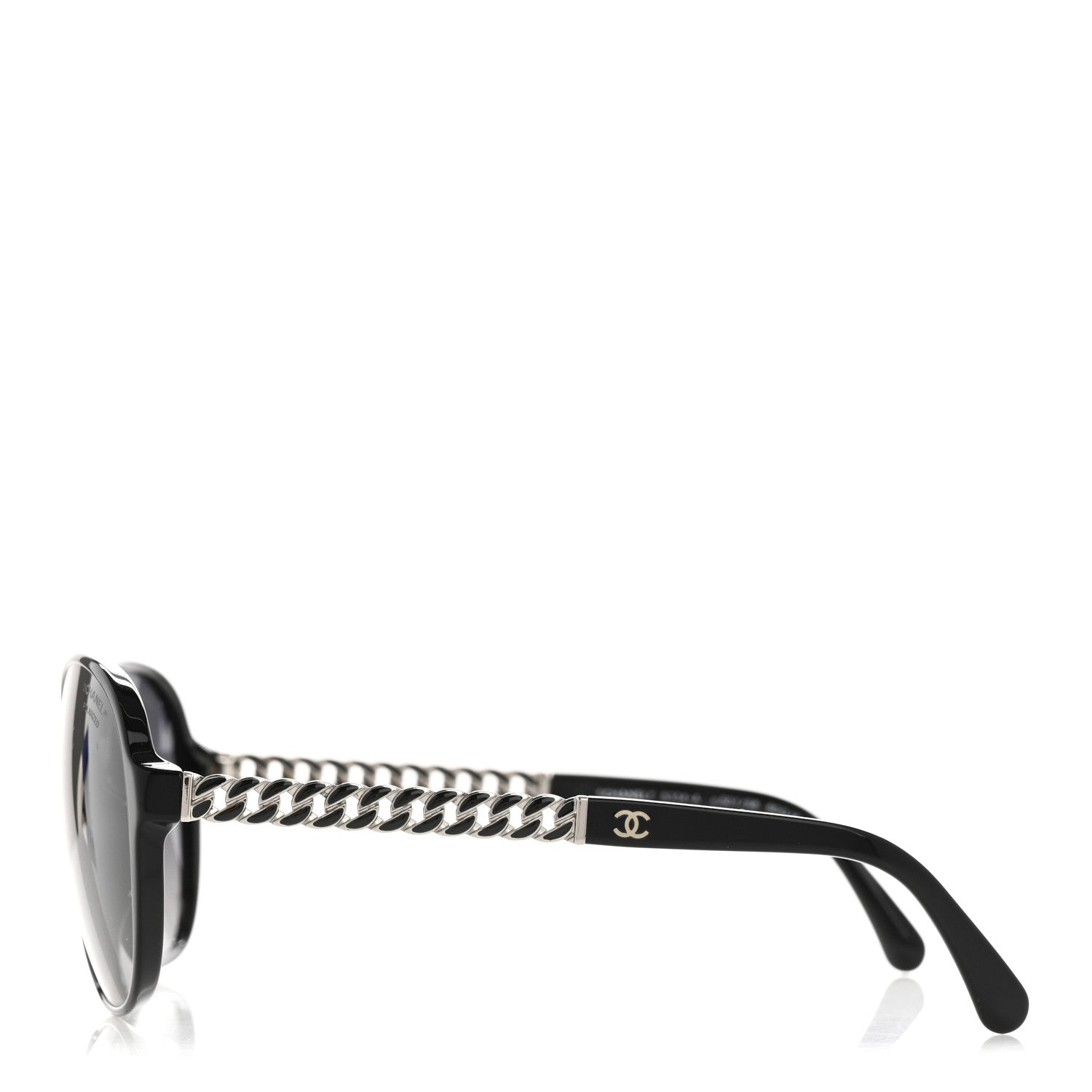 Chanel Acetate Chain Sunglasses 5304-A Black 3 of 9