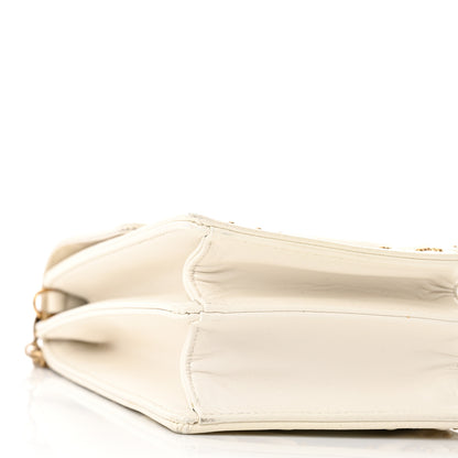 Christian Dior Lambskin Studded Vertical Diorama White 8 of 10