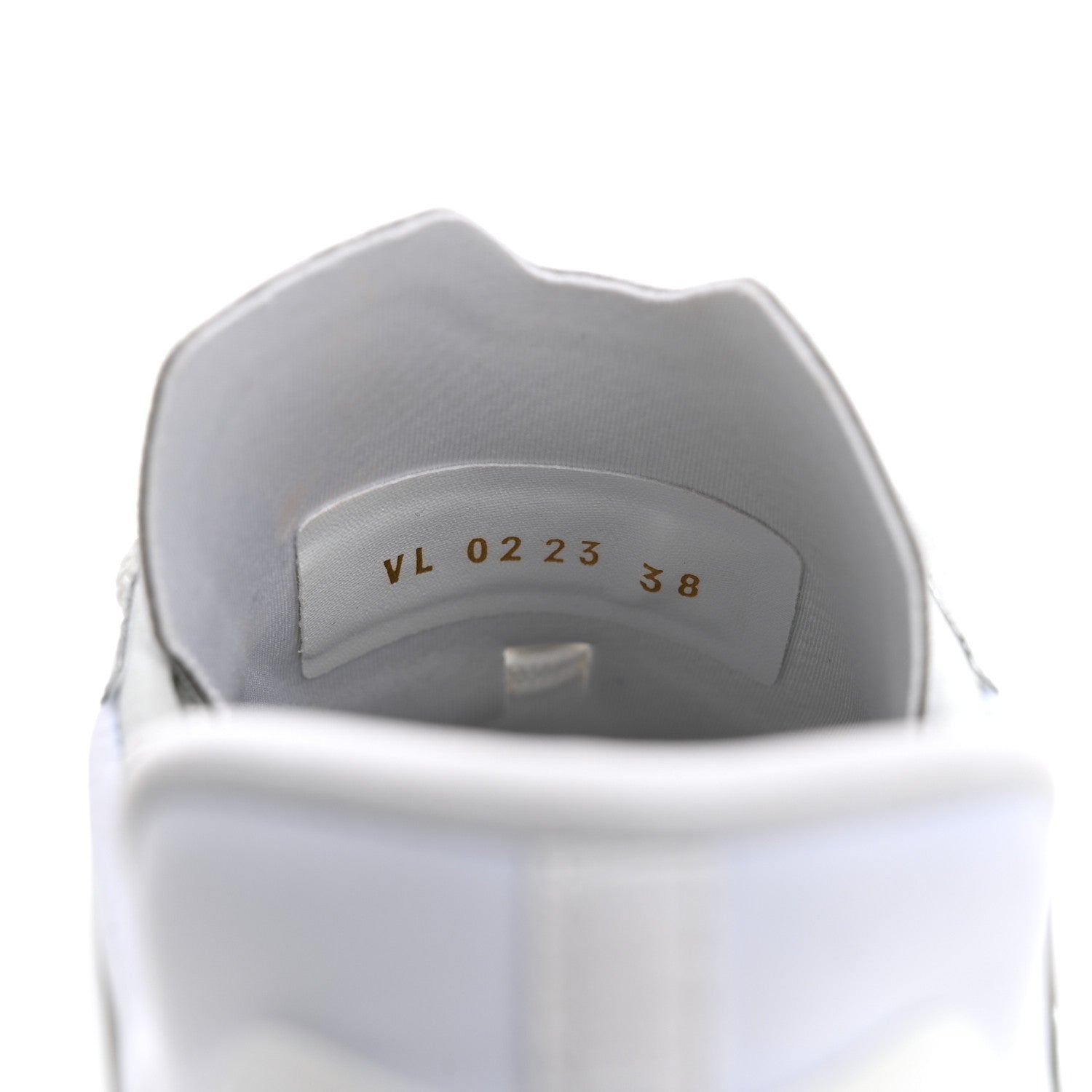 Louis Vuitton Calfskin Monogram Denim Run 55 Sneakers 38 Blue 8 of 8