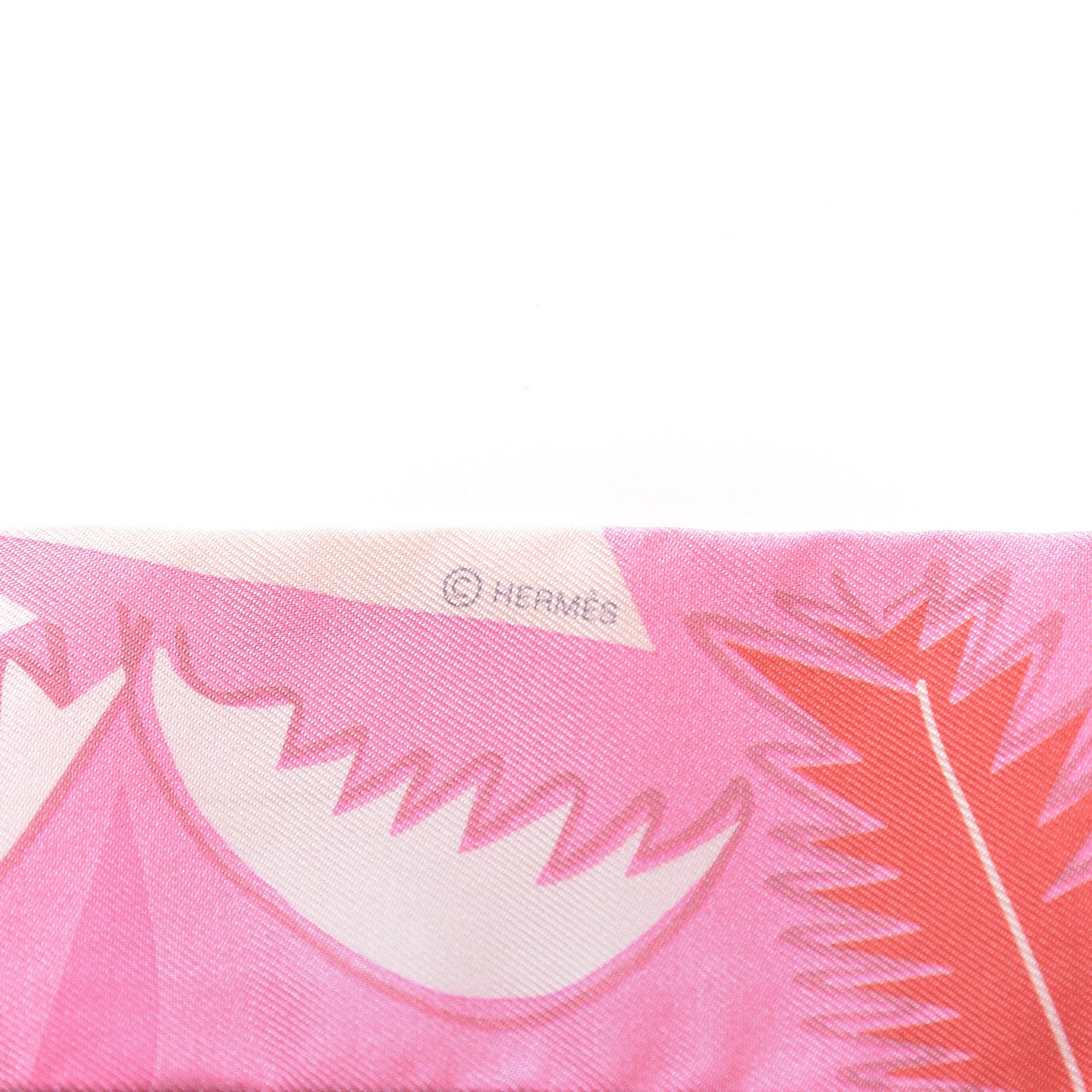 Hermes Silk Sea Surf and Fun Twilly Rose Rouge Corail 3 of 3