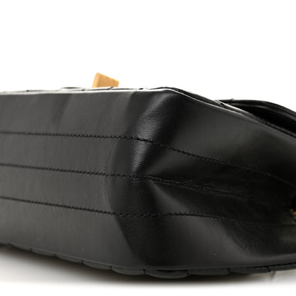 Chanel Aged Calfskin Chevron Quilted 2.55 Reissue Mini Flap Black 10 of 11