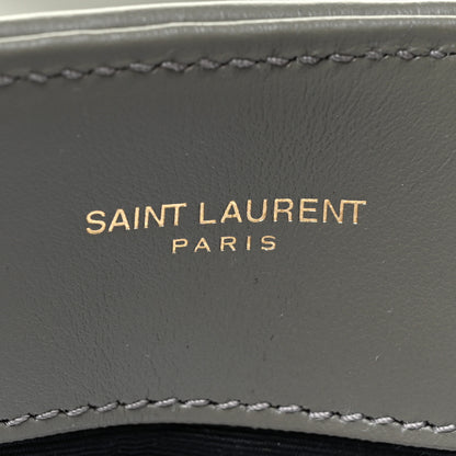 Saint Laurent Calfskin Y Quilted Monogram Medium Loulou Chain Satchel Faggio 16 of 16
