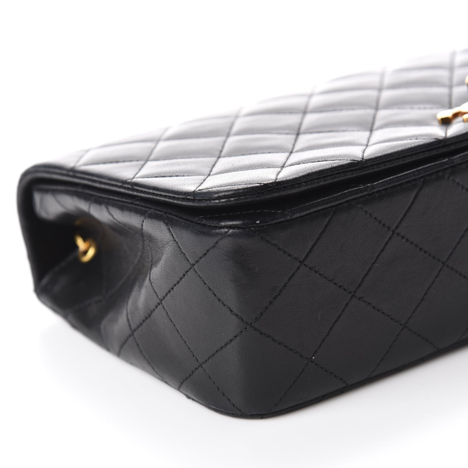 Chanel Lambskin Quilted Small Single Flap Bag Black 6 of 13