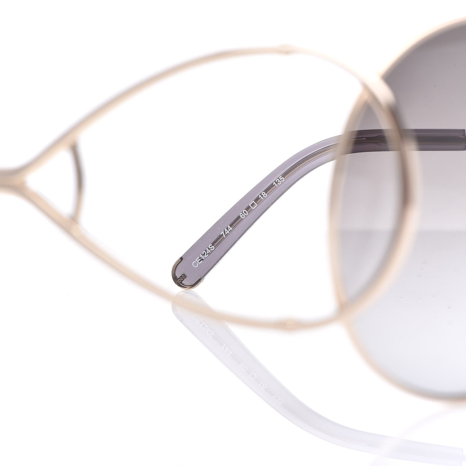 Chloe Jackson Oversized Round Sunglasses CE124S Grey 6 of 8