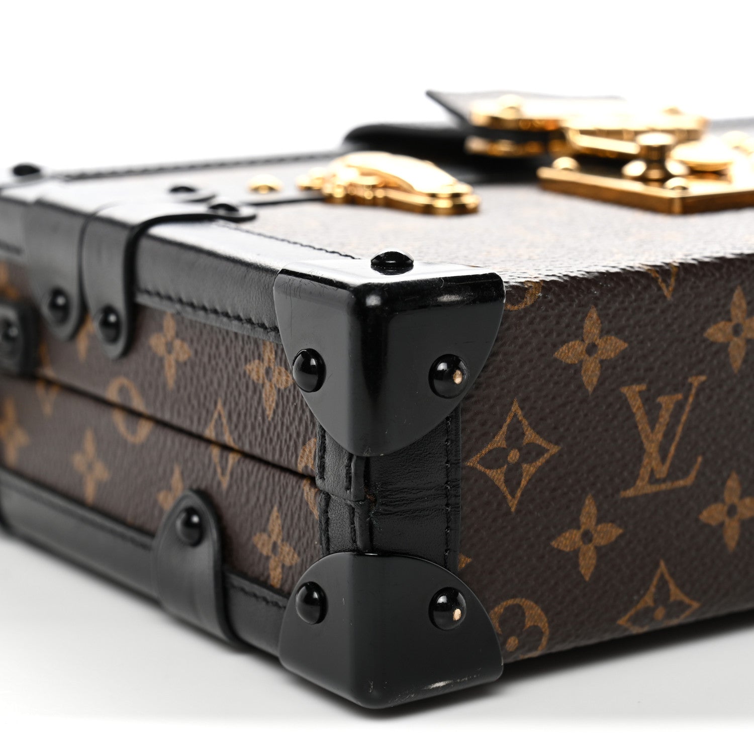 Louis Vuitton Monogram Petite Malle Black 8 of 11