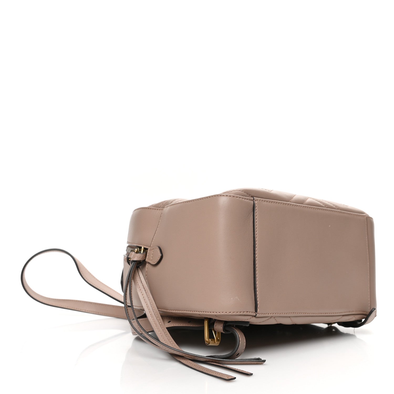 Gucci Calfskin Matelasse GG Marmont Dome Backpack Porcelain Rose 3 of 9