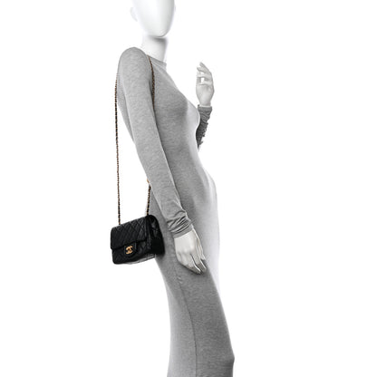 Chanel Lambskin Quilted Mini Pearl Crush Flap Black 2 of 11