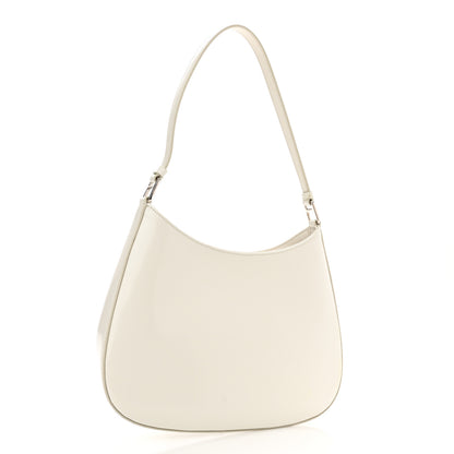 Prada Spazzolato Cleo Shoulder Bag White 3 of 9