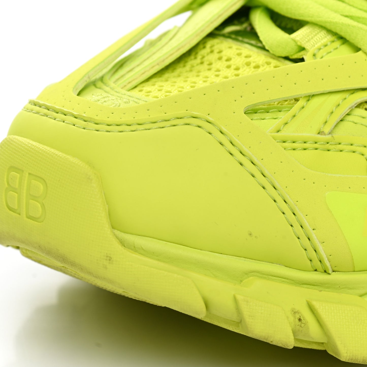 Mesh Nylon Womens Track Sneakers 36 Lime