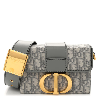 Christian Dior Oblique 30 Montaigne Box Bag Grey 1 of 9